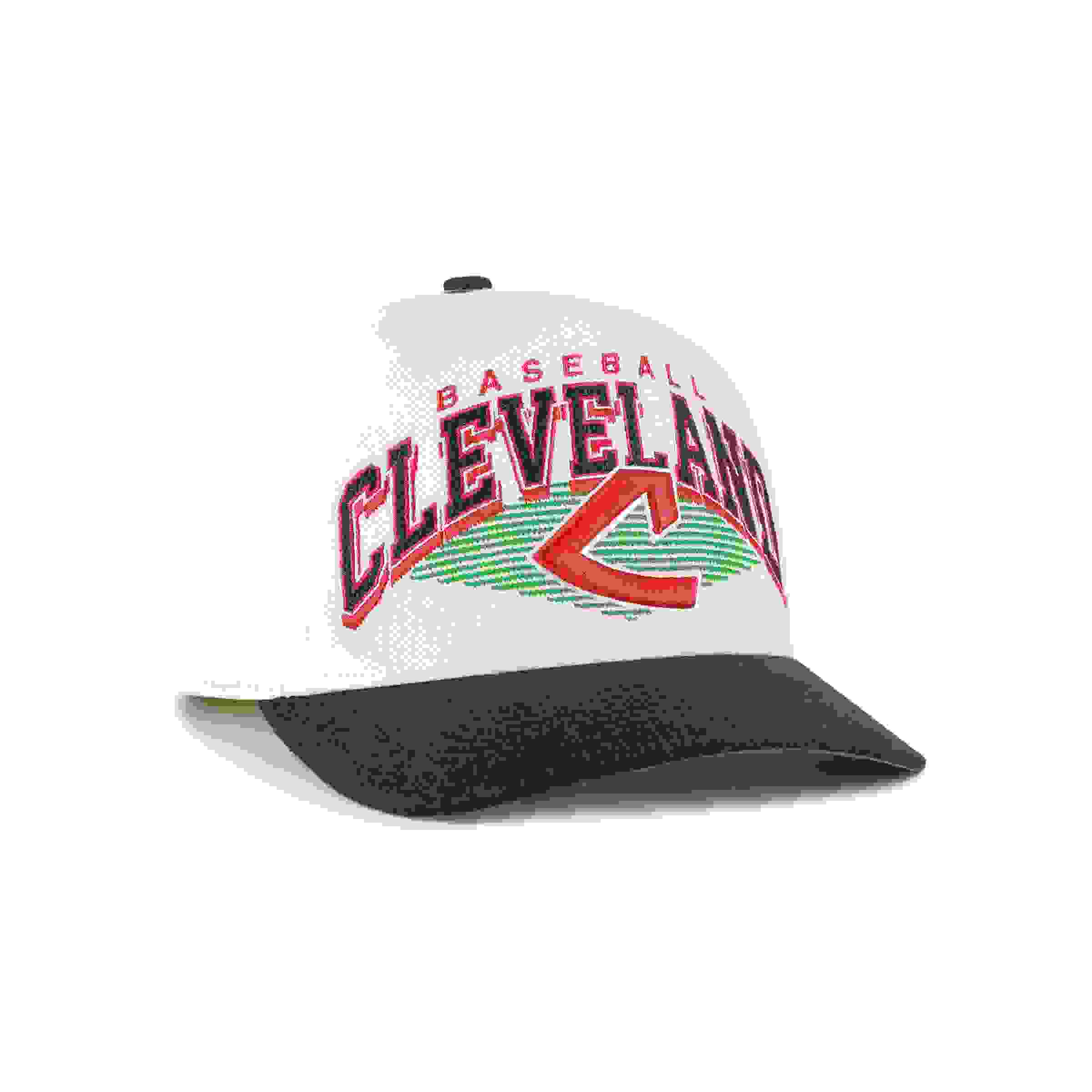 47 Cleveland Guardians Cooperstown Pomona Hitch Natural Snapback Hat